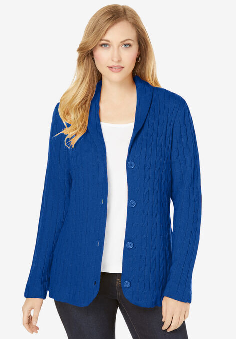 Cable Blazer Sweater | Woman Within