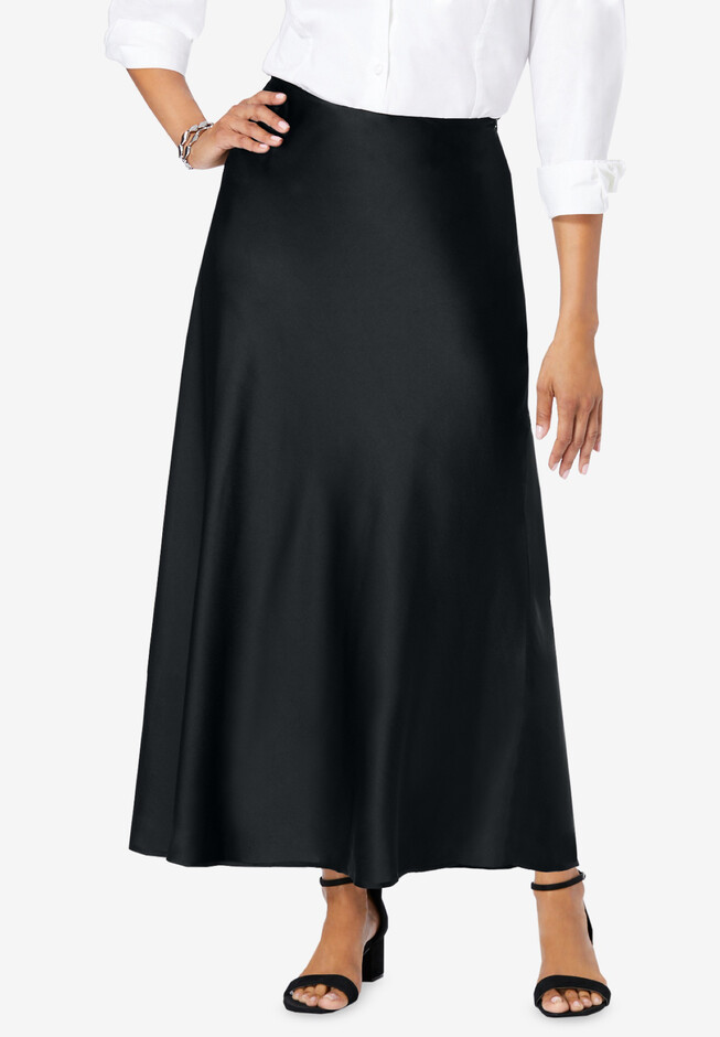 Satin Skirt | Woman Within