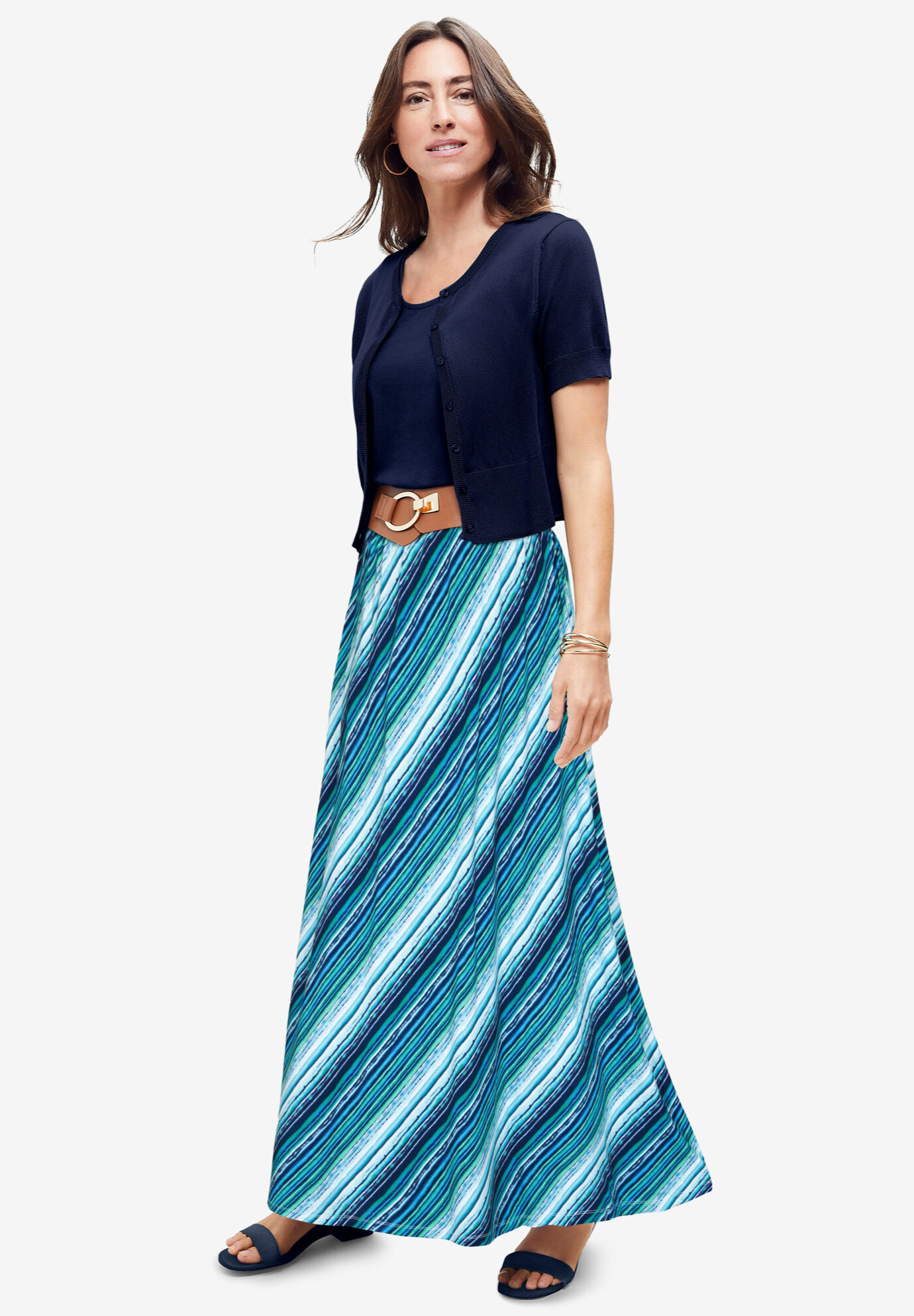 Everyday Stretch Knit Maxi Skirt