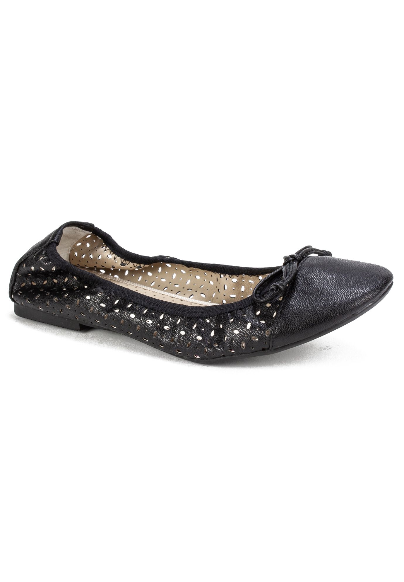 Shirlee II Laser Cut Flats | Woman Within