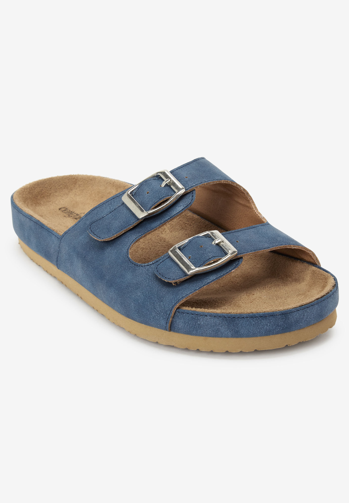 wide width slip on sandals