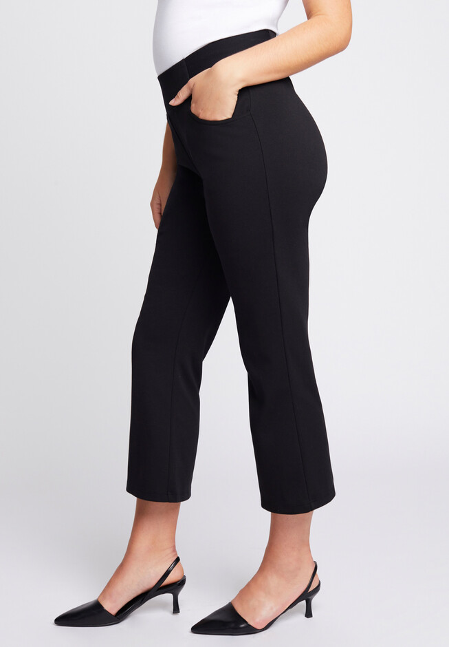 FormFit Ponte Cropped Flare Pant