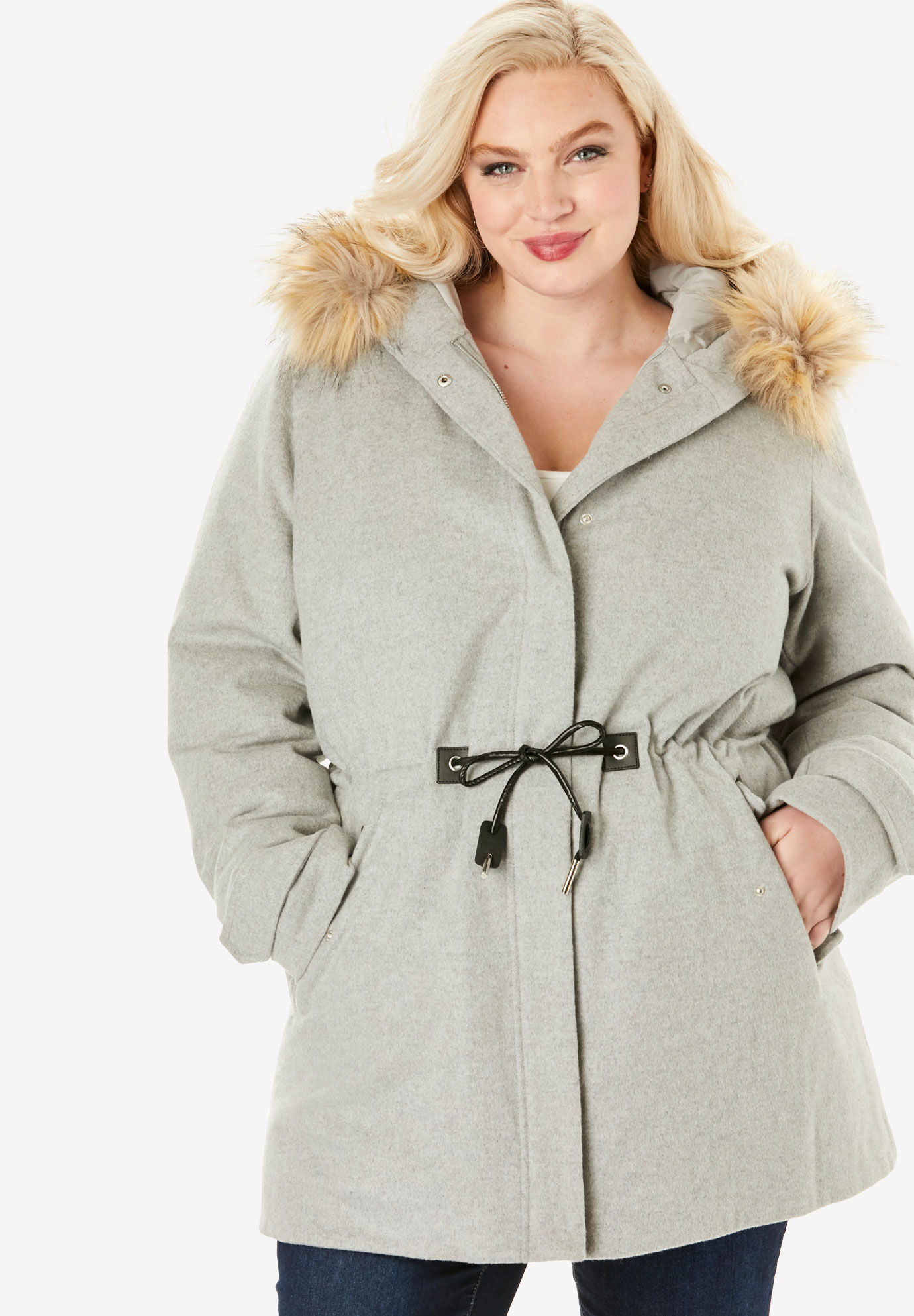 woman within coat clearance