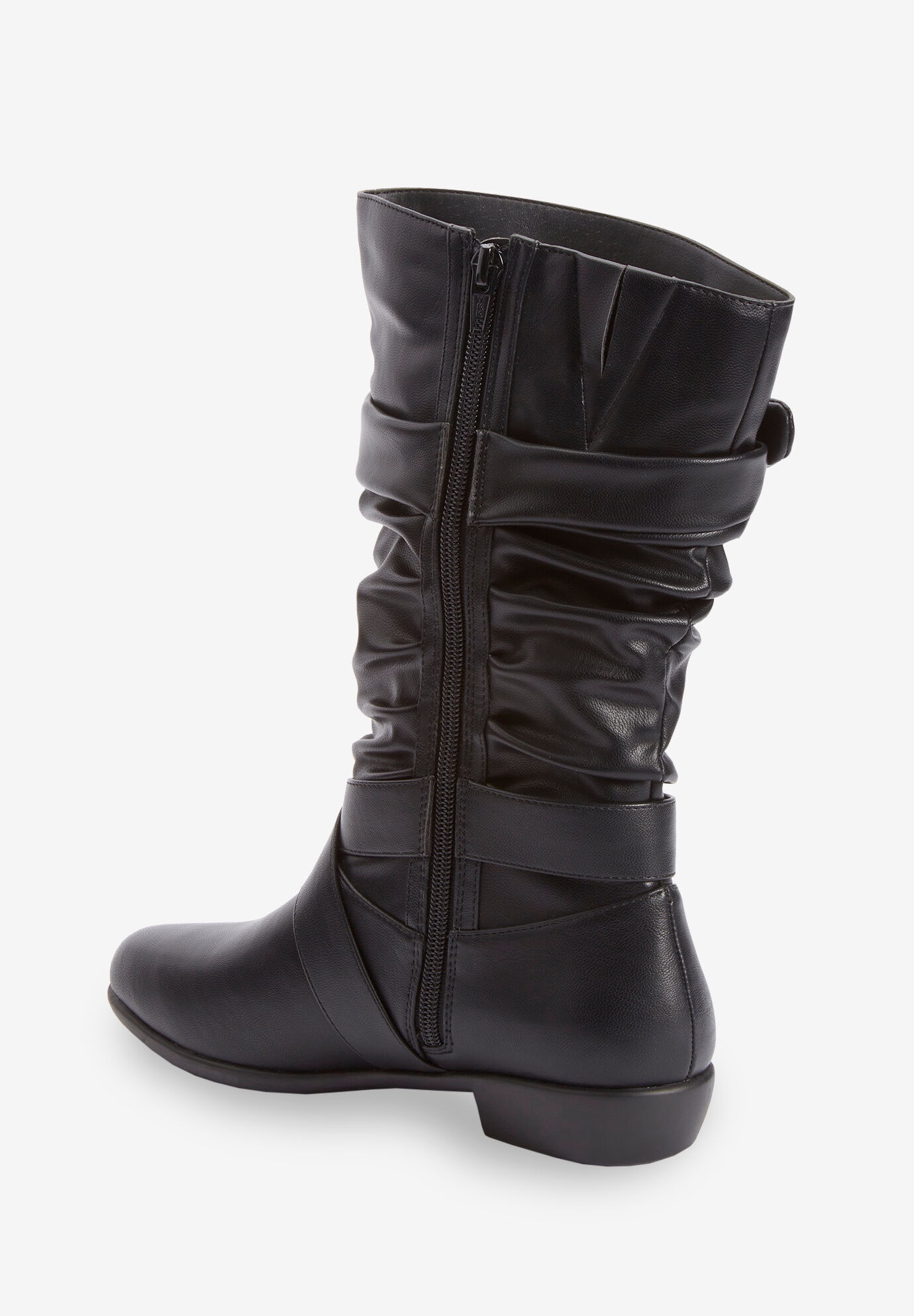 Wide mid sale calf boots