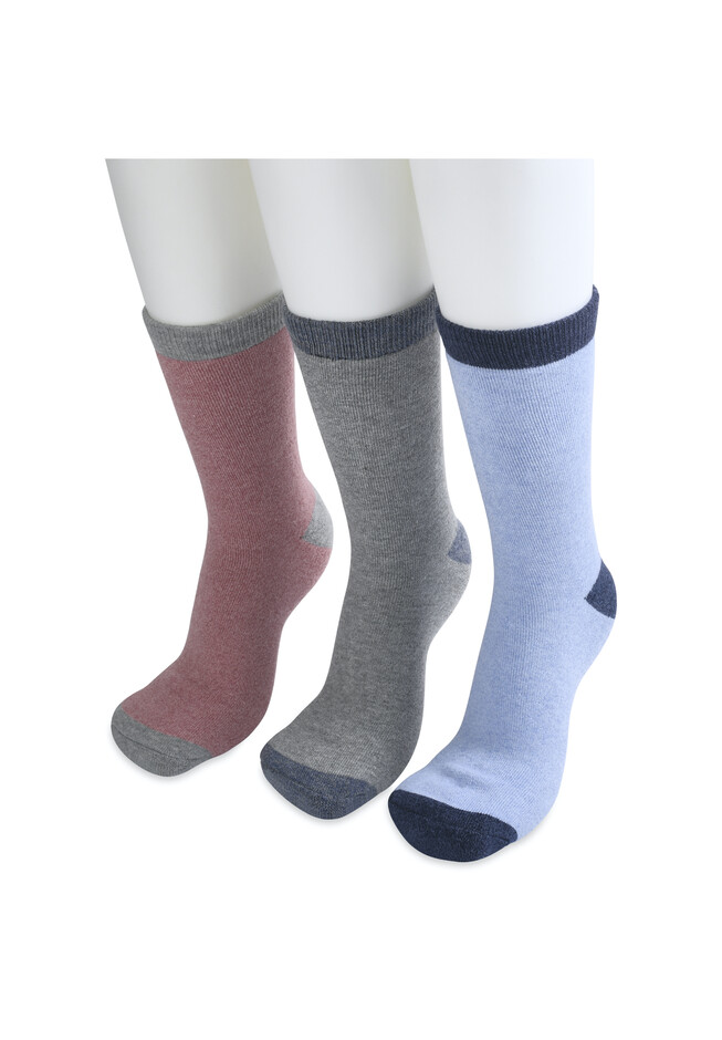36 Pairs Women's Thermal Toe Bed Socks 9-11 - Womens Thermal Socks - at 