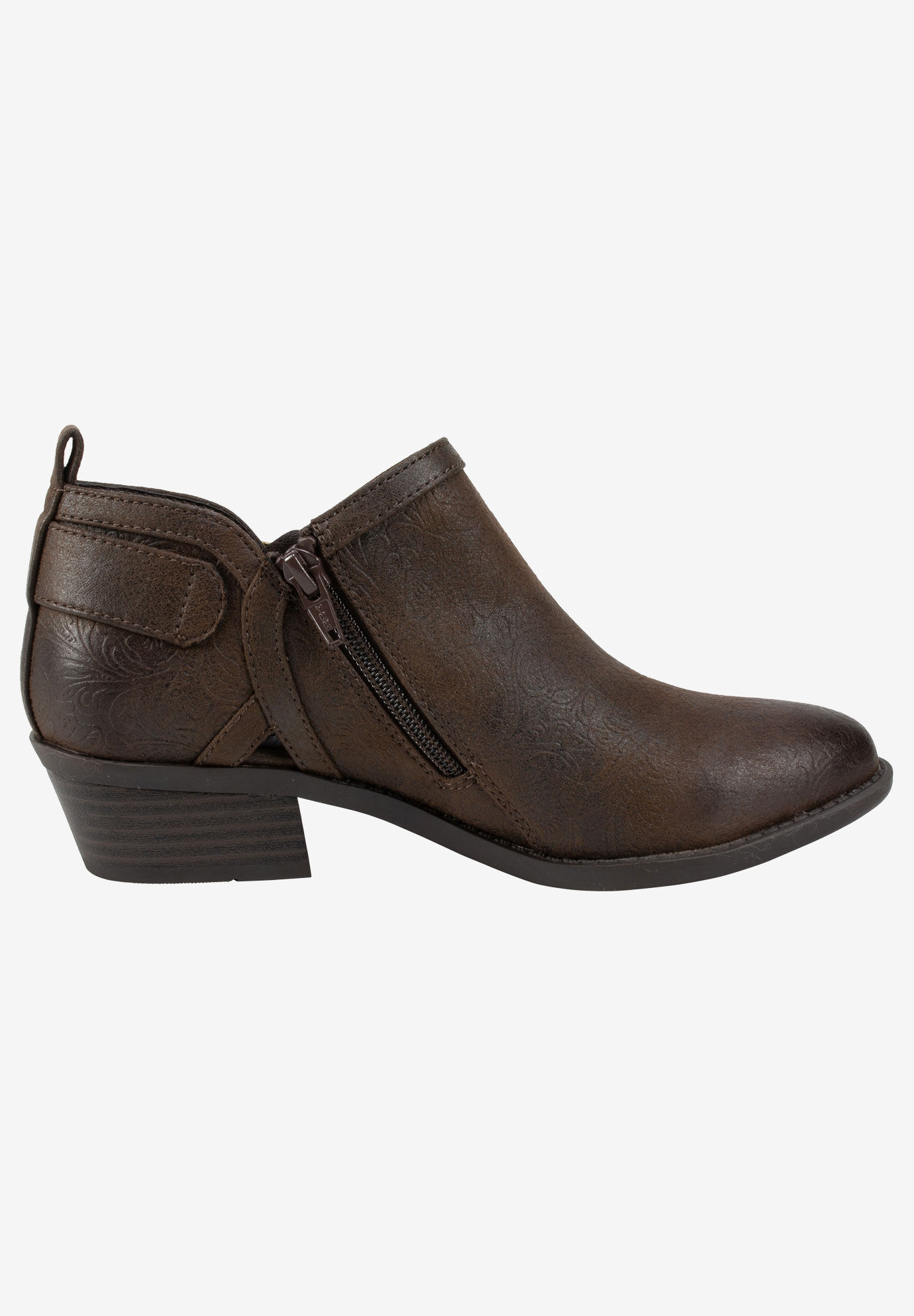 white mountain davenport western ankle booties