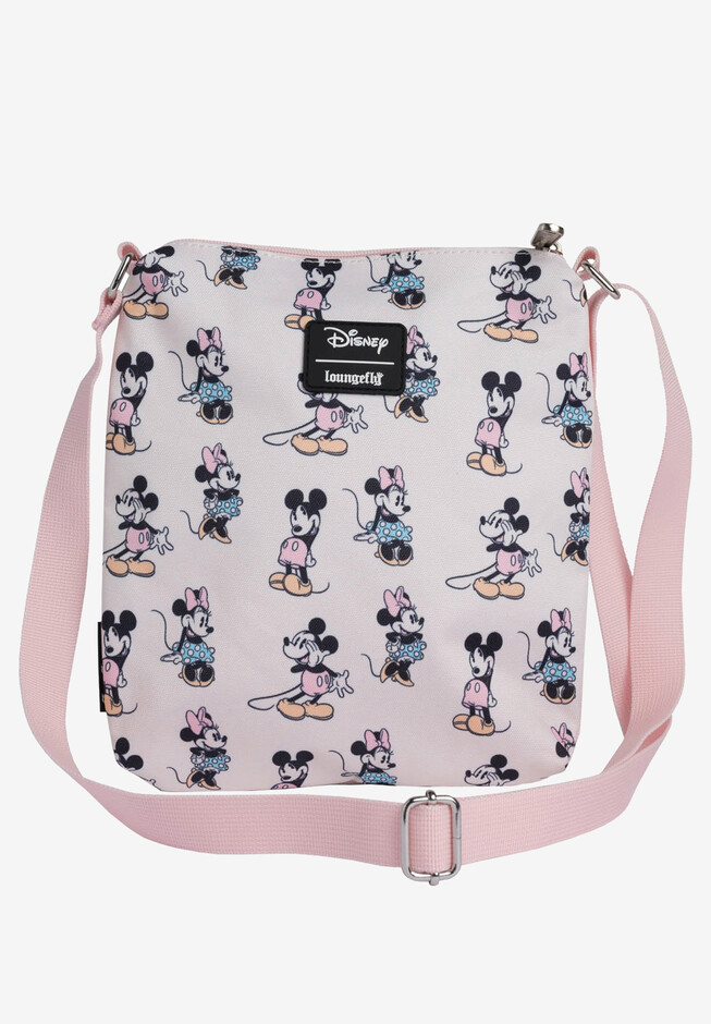  Loungefly Women Pastel Minnie Mickey AOP Nylon Passport, Multi,  8 inches x 9 inches x 1.25 inches : Clothing, Shoes & Jewelry