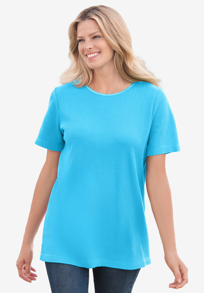 Ladies Thermal Wear Short Sleeve T Shirt Polyviscose Range (British Made) 