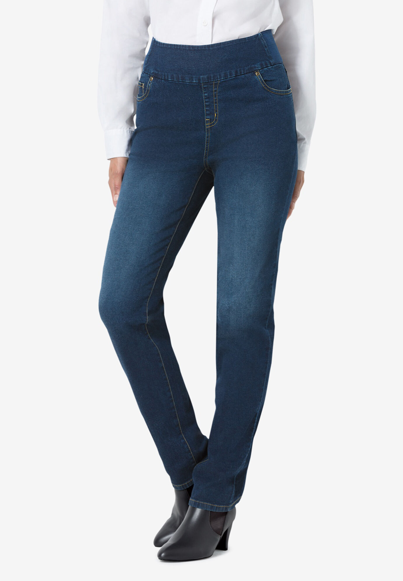 Straight Leg Smooth Waist Jean | Woman 