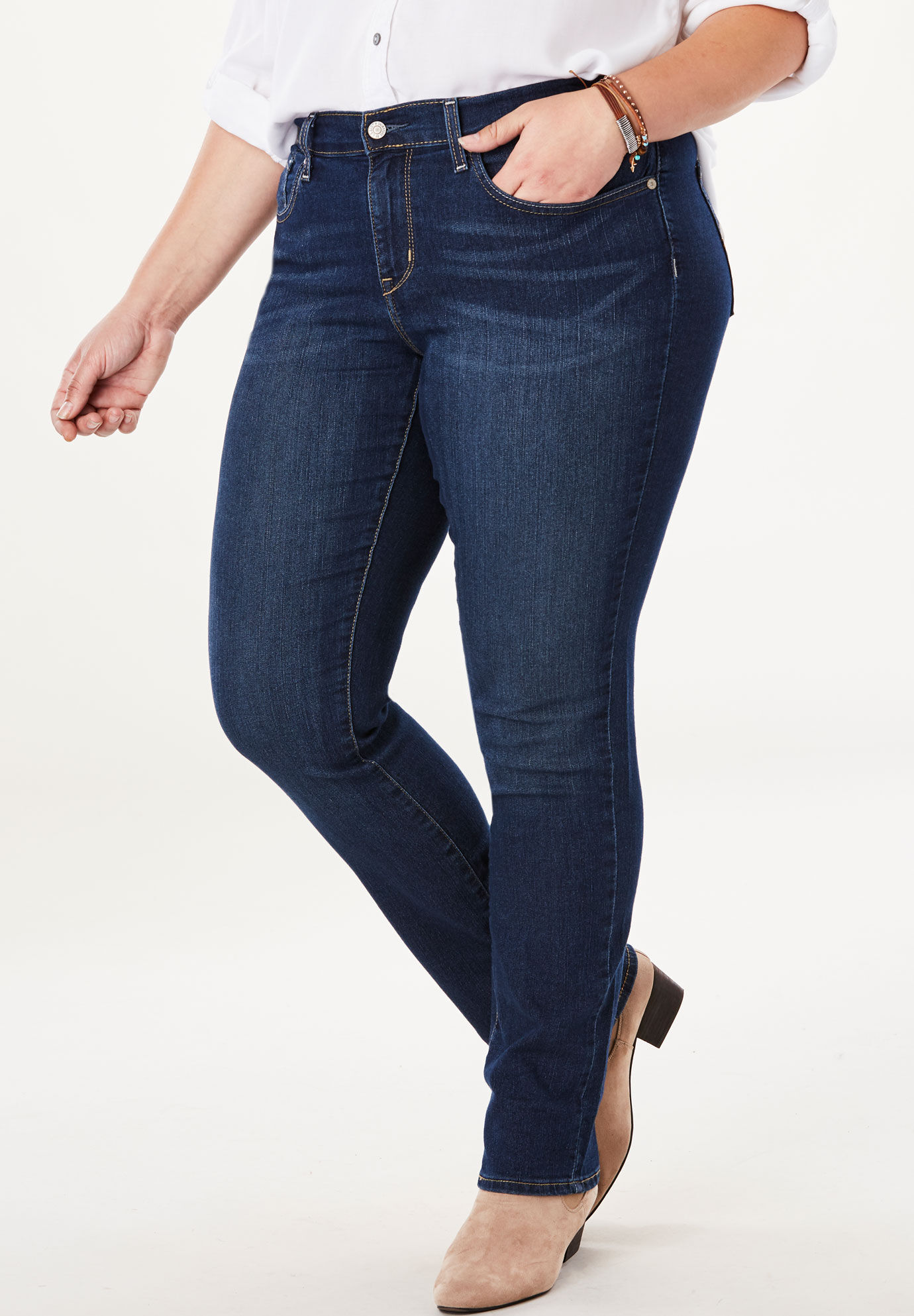 signature levi strauss curvy skinny jeans