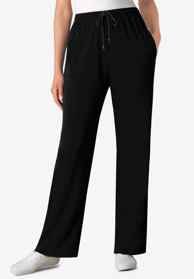 Long Tall Sally Knit Casual Pants for Women