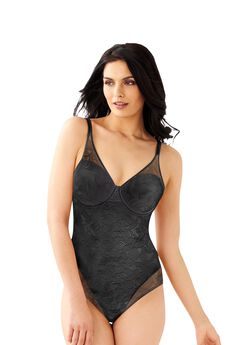 Optimized Product Title: Womens Bodysuit Plus Size Shapewear Bodysuit With Built  In Bra For Comfortable Wear From Elseeing, $27.51