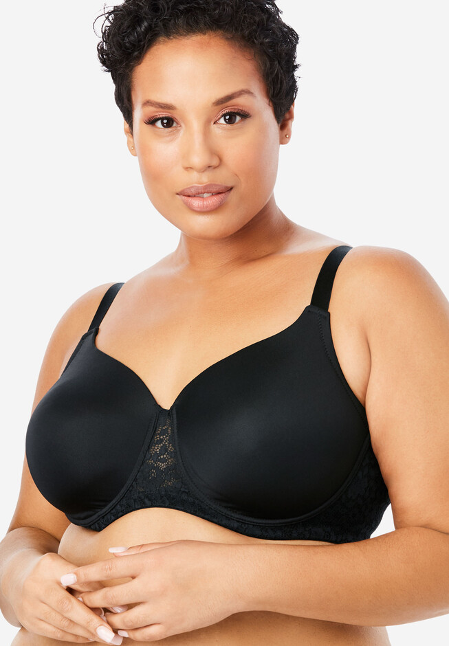 Under-Wired T-shirt Bra with Lace Trims