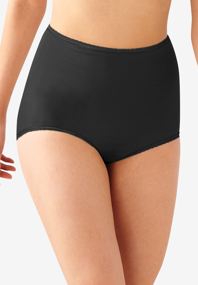 Women Cotton Panties With Zipper Pocket High Waist Briefs Underwear  Knickers
