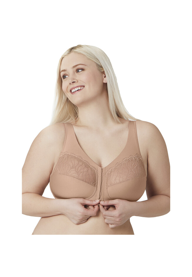 Women's Glamorise Full Figure Plus Size MagicLift Seamless Everyday Bra  Wirefree in 2023