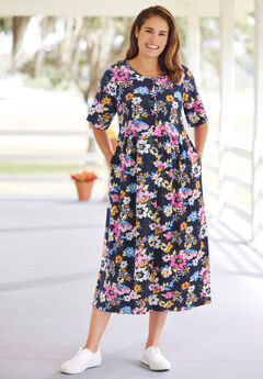  Jessica London Women's Plus Size Double-V Maxi Dress