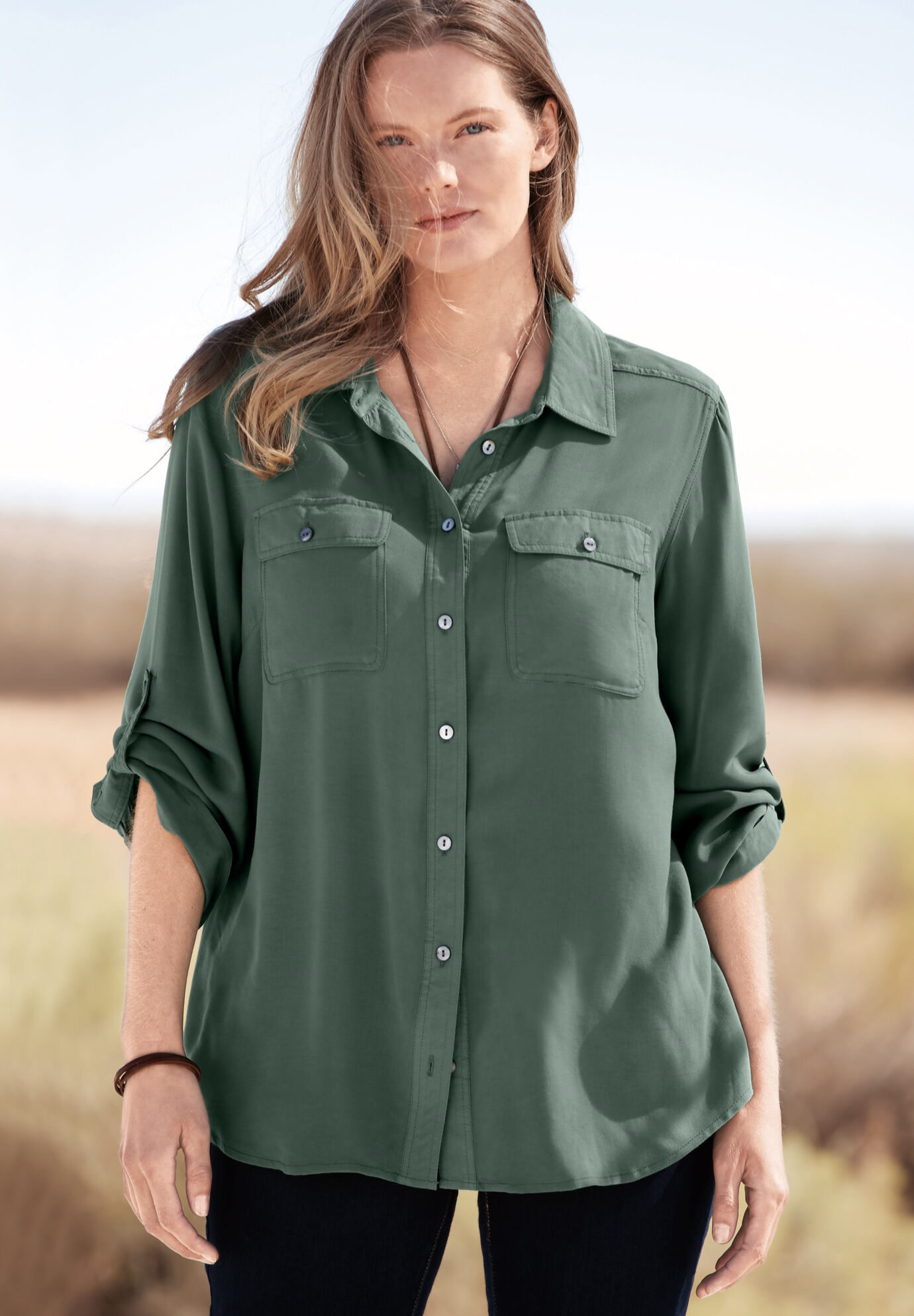 Utility Button Down Shirt