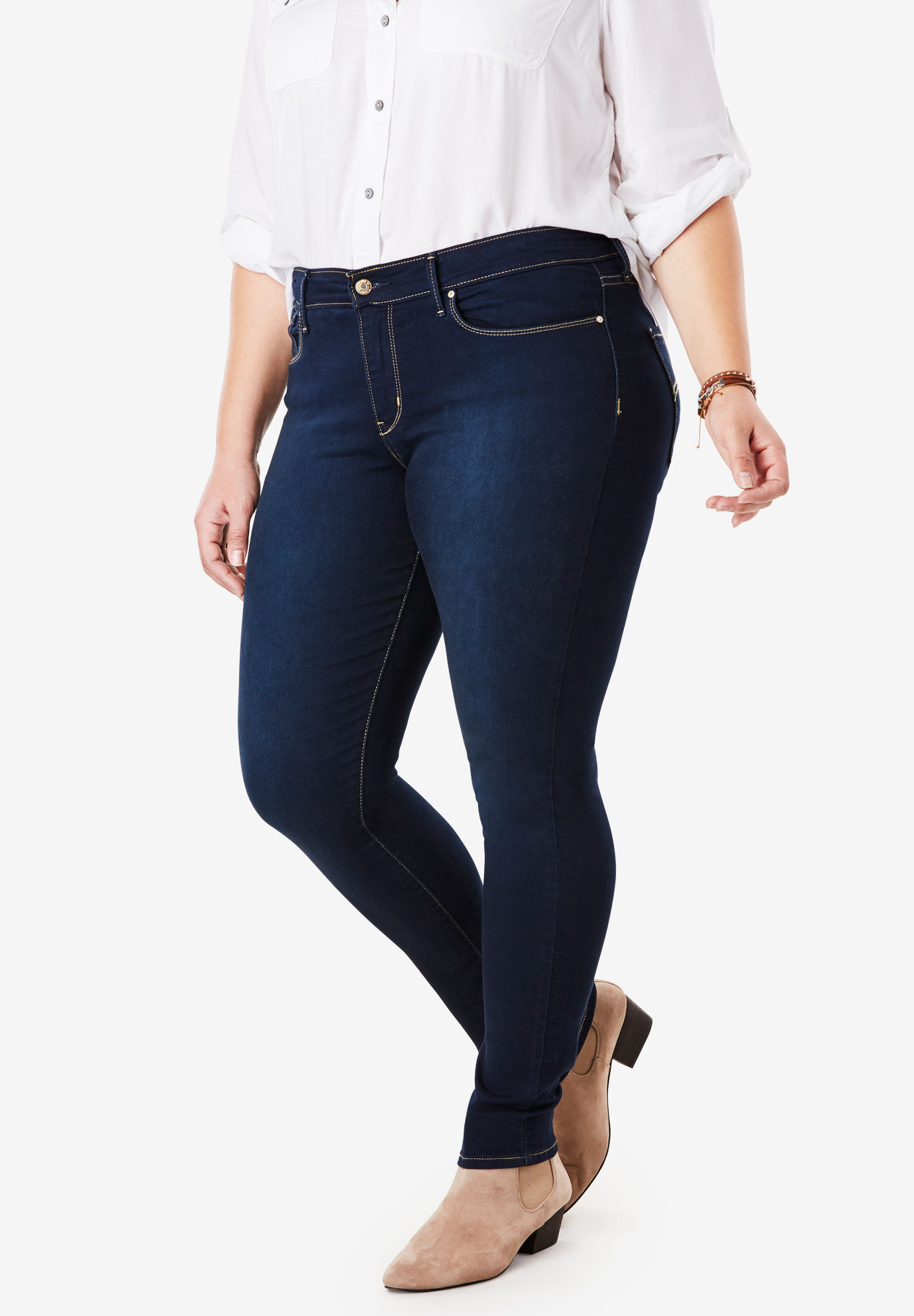 levis signature high rise ankle skinny