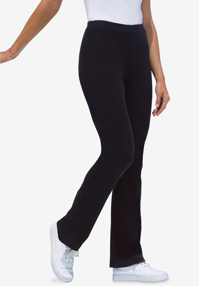  Women's Plus Size Dress Yoga Leggings with Pocket High Waist  Stretch Bootcut Flared Leg Pants for Indoor Sport XL-C Black : Clothing,  Shoes & Jewelry