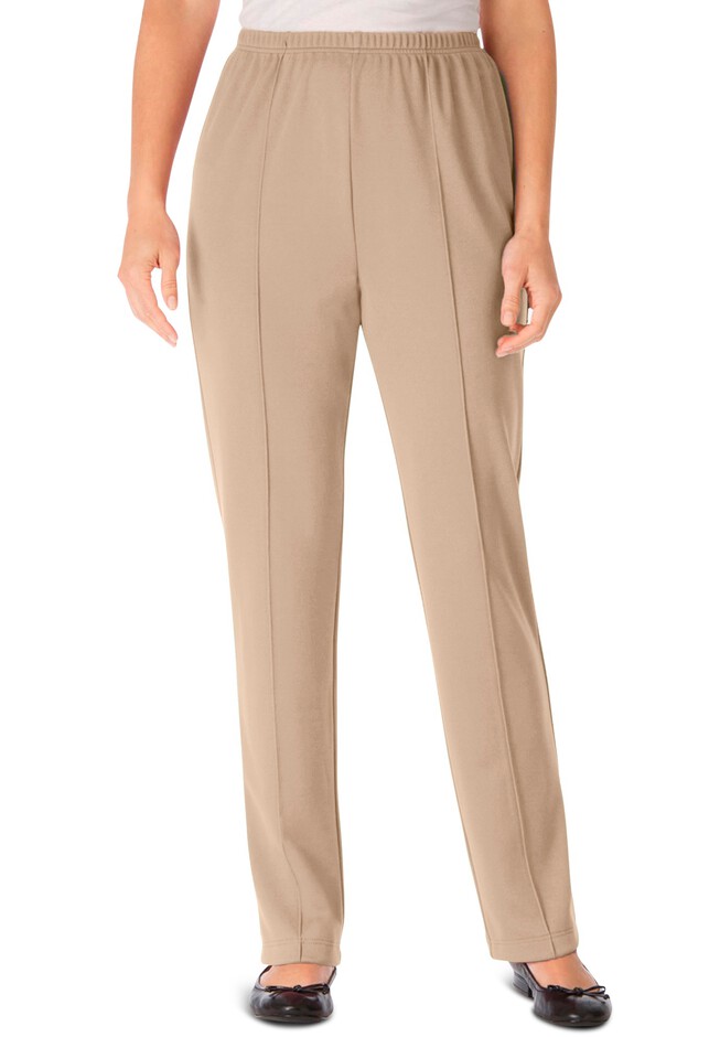 Silver Fleece  Jane Womens Ankle Length Stretch Pant