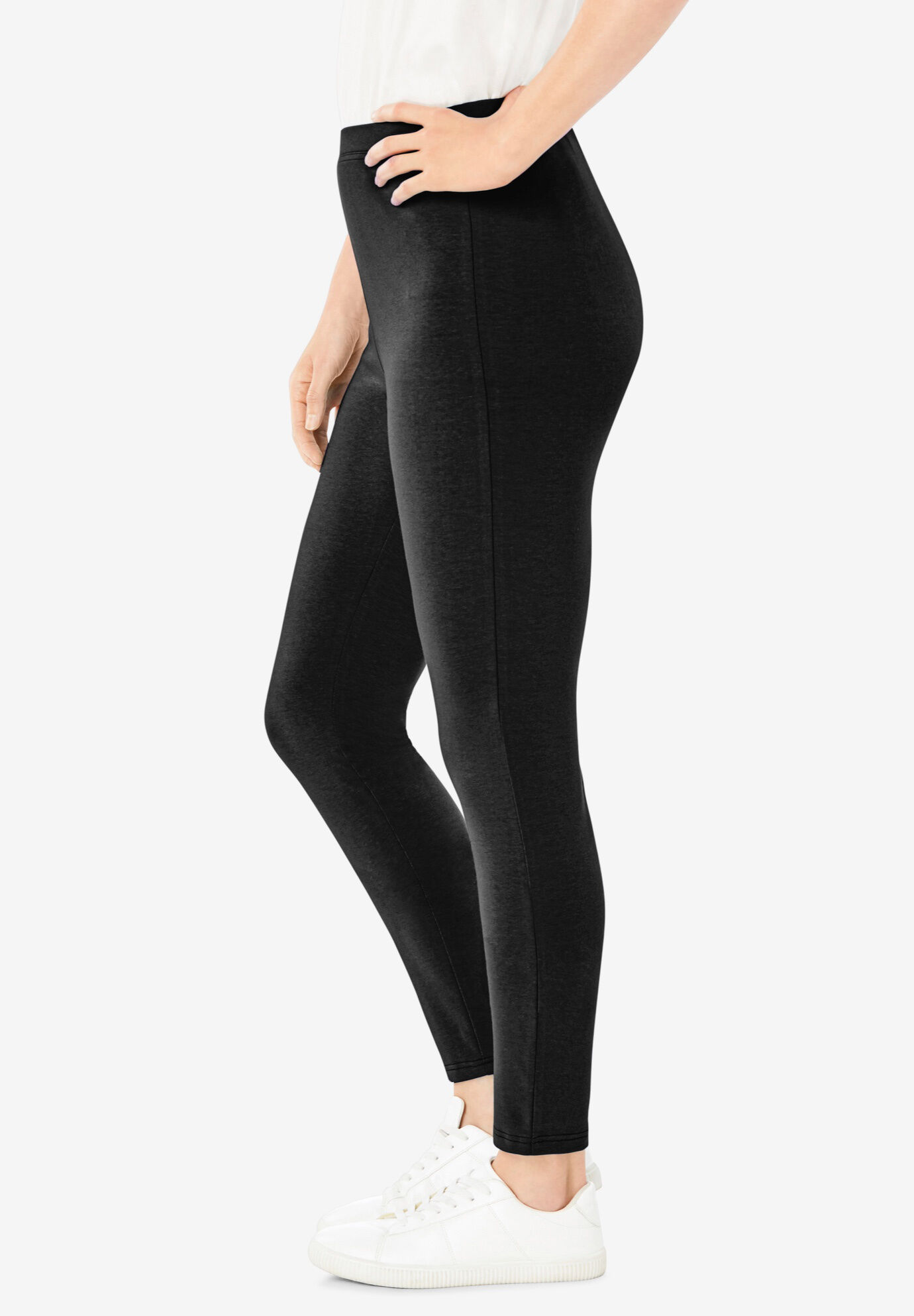 Women's Casual Ankle Length Leggings (One Size, Red) - Walgrow.com