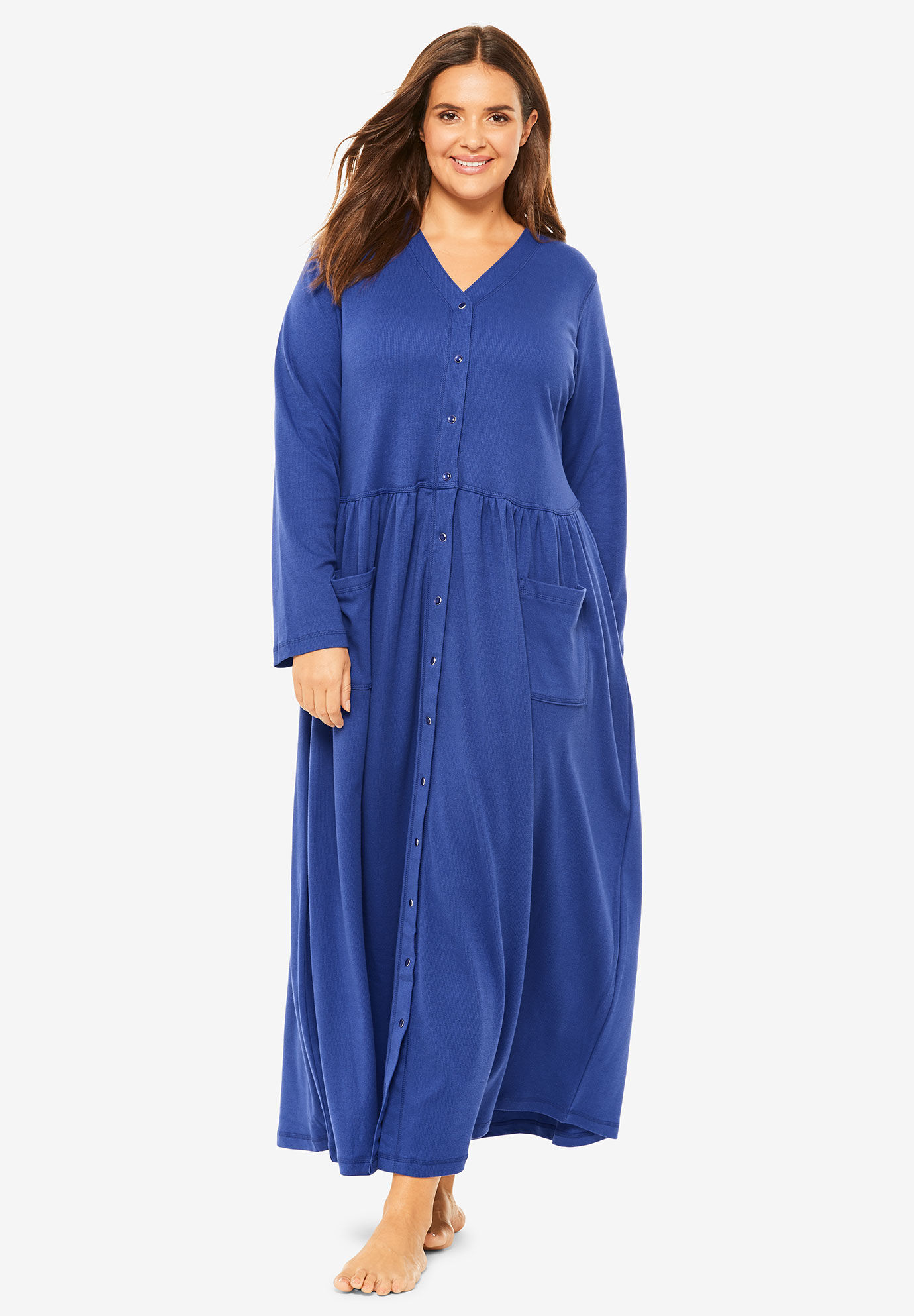 plus size lounging gowns