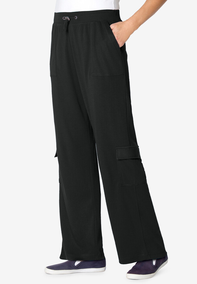 Woman Within, Pants & Jumpsuits, Woman Within Cru Cargo Pants Size 2w  Petite