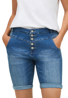 Denim Stretchable Blue Women Shorts 3473, Size: 28, 30 & 32 at Rs