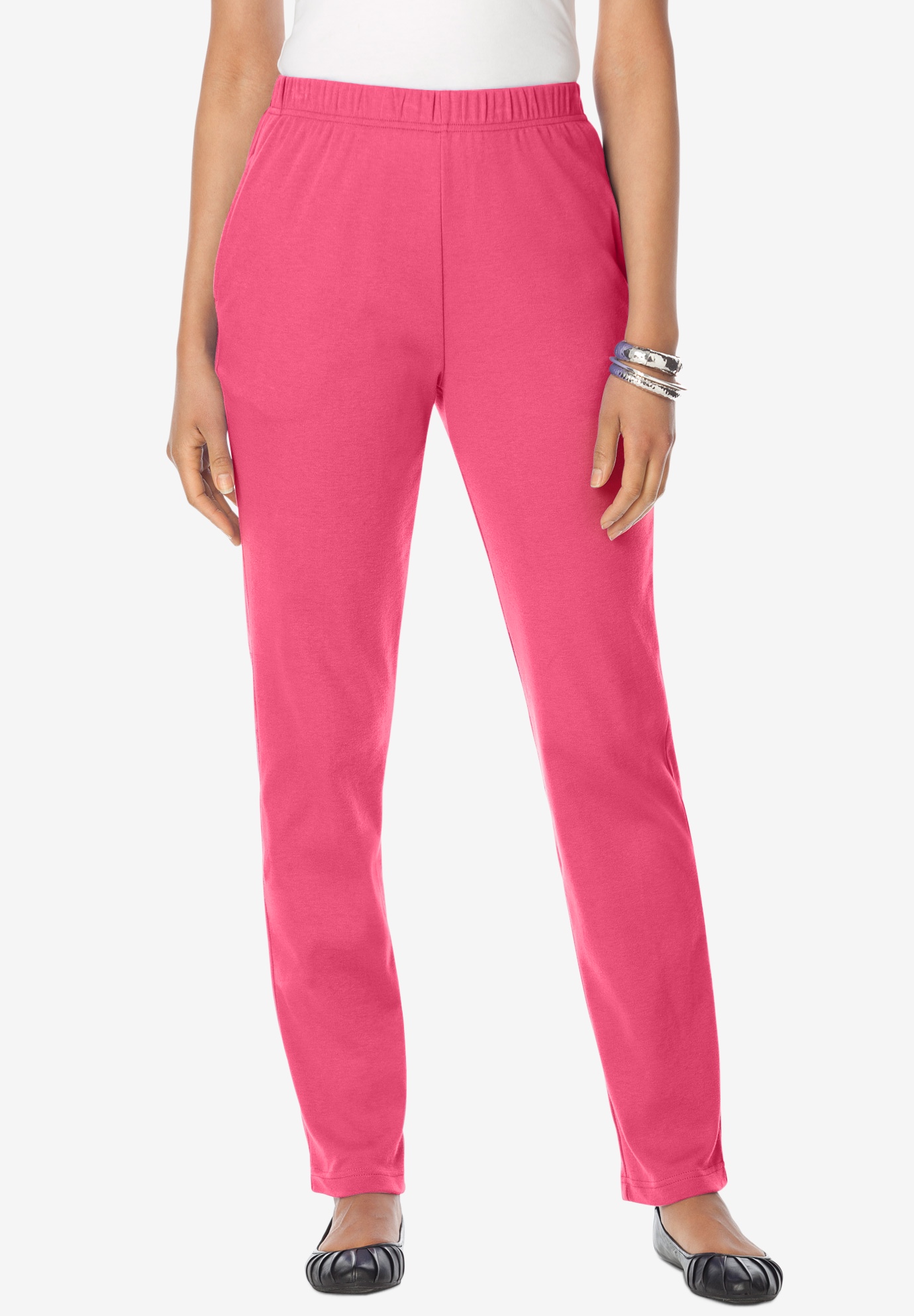 StraightLeg Soft Knit Pant Woman Within