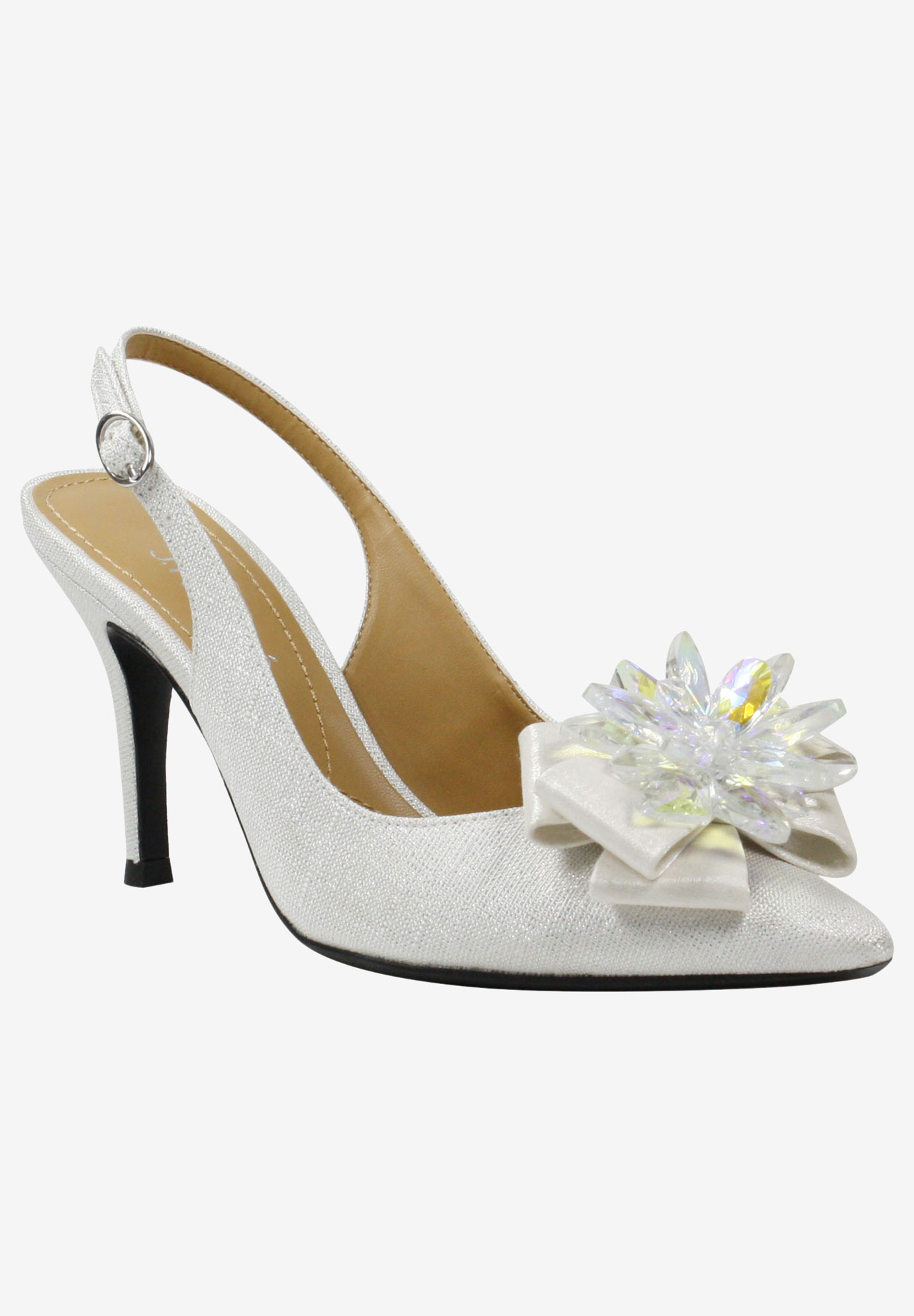 j renee white pumps