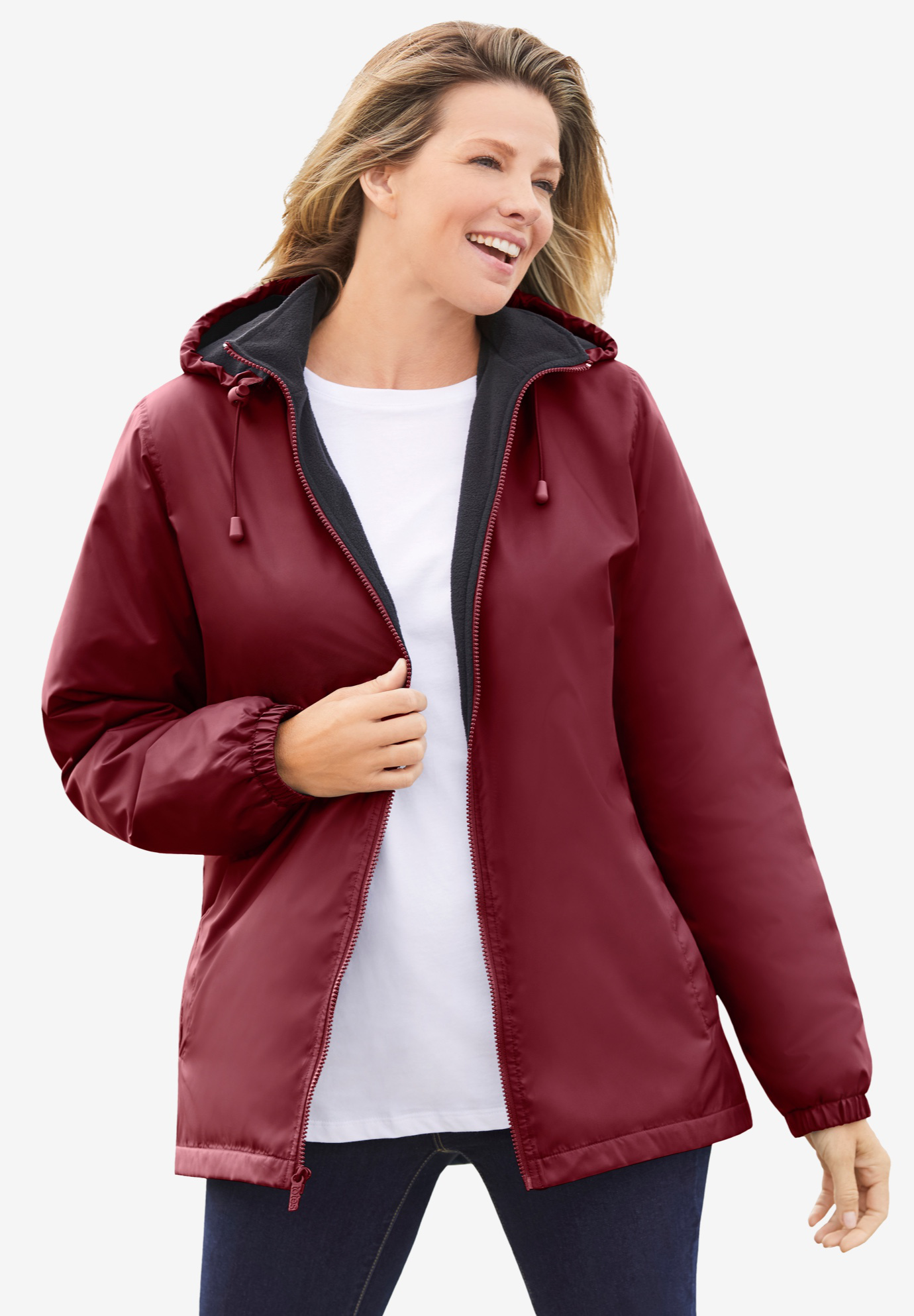 TOTES® ThreeSeason Storm jacket Woman Within