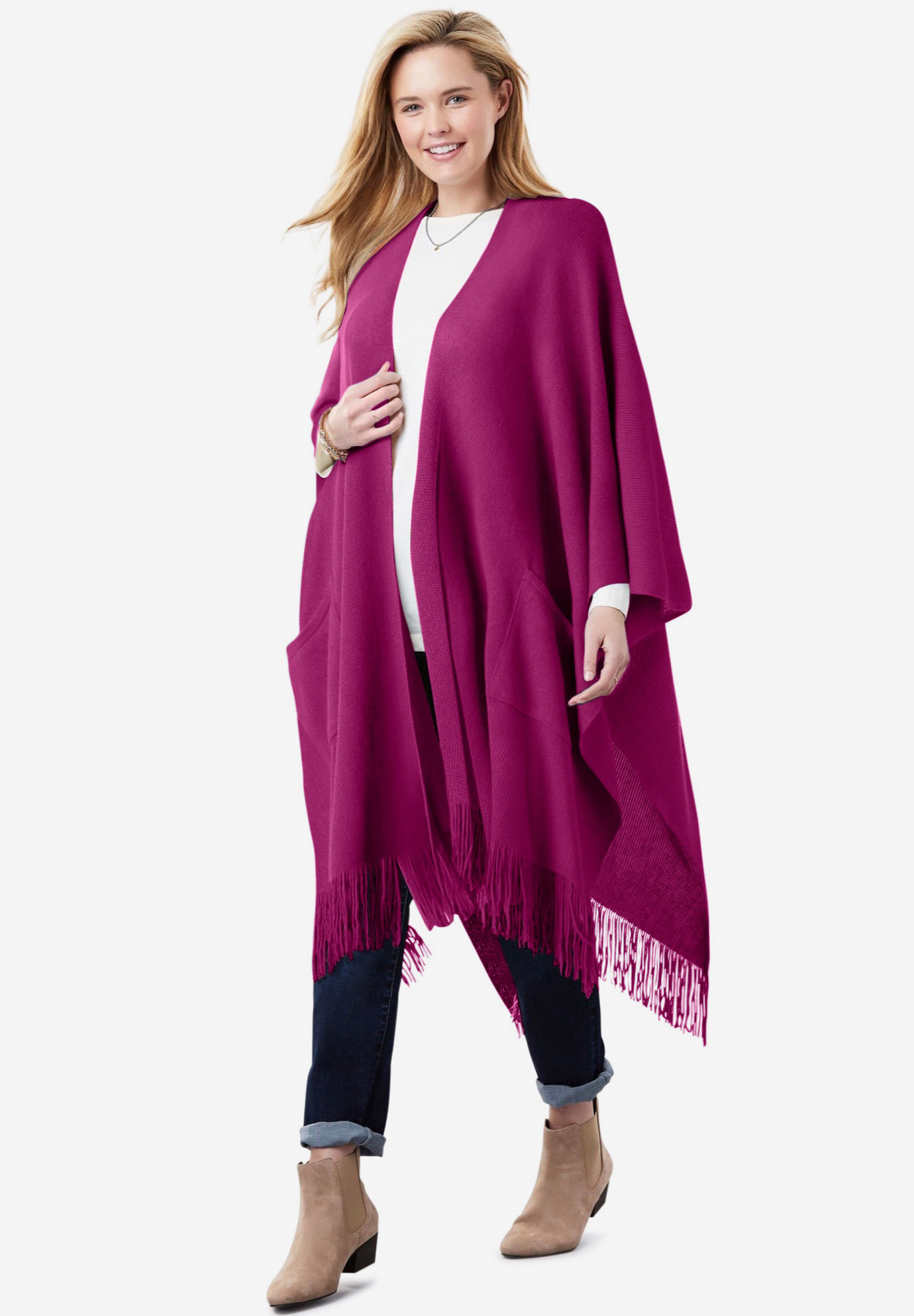 Fringed Cape | Woman Within