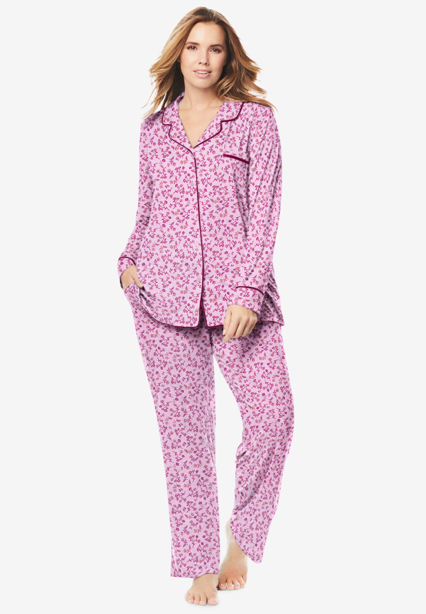 2-Piece Classic Pajama Set | Woman Within