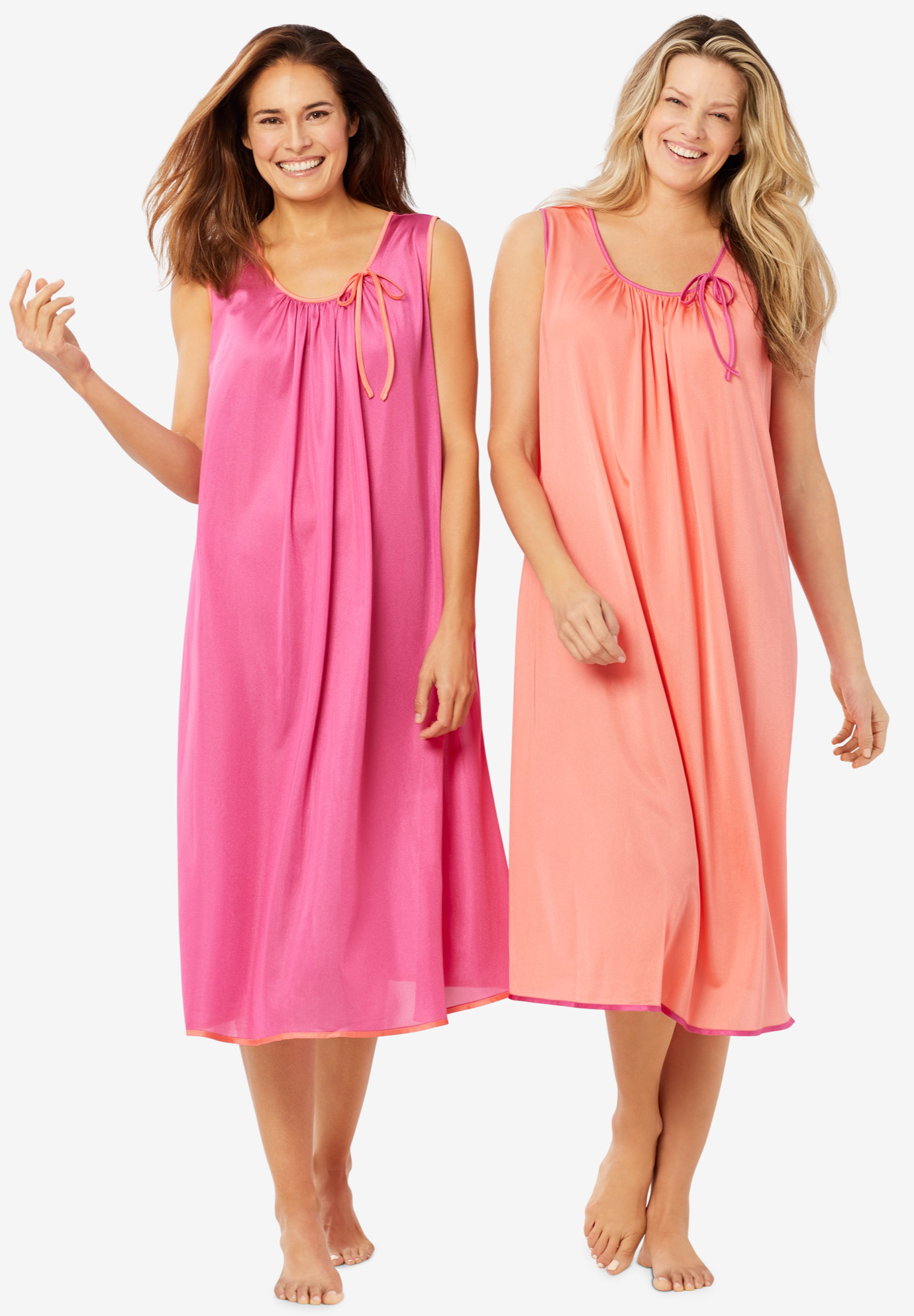 2-Pack Sleeveless Nightgown by Only Necessities®| Plus Size Sleep ...