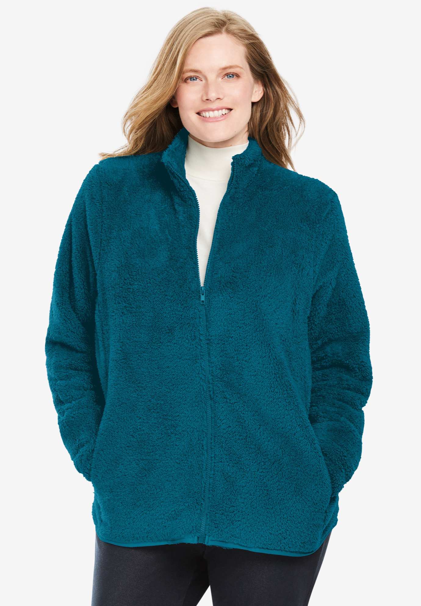 | Jacket Woman Within Fleece Fluffy