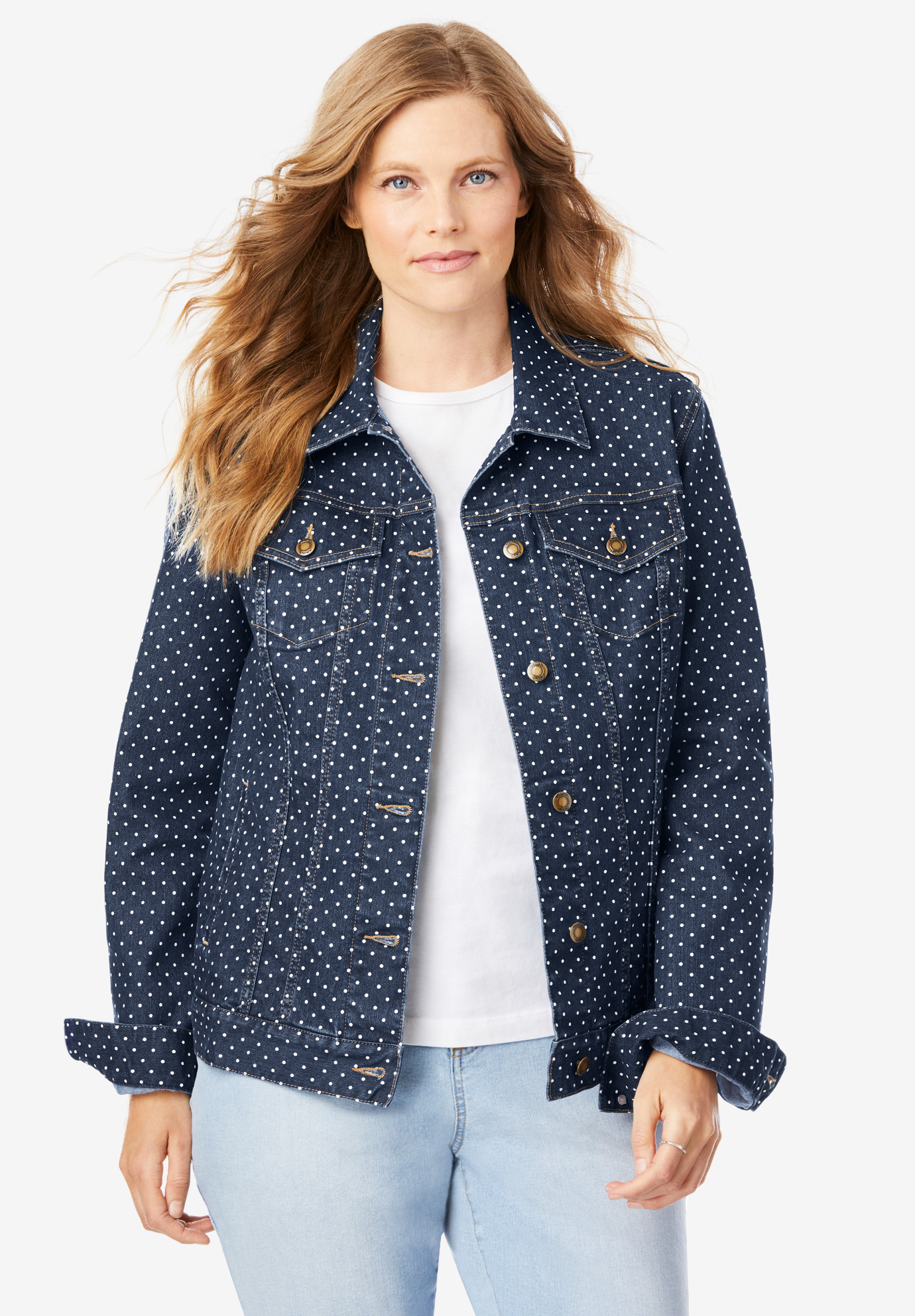 Stretch Denim Jacket | Woman Within