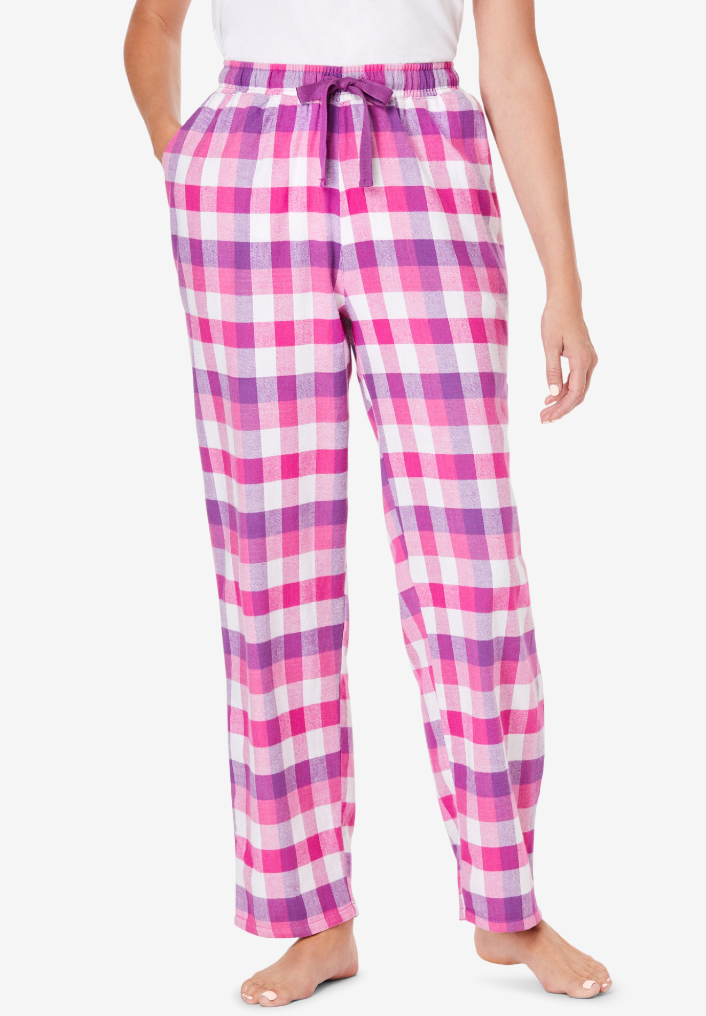 Cotton Flannel Pants | Woman Within