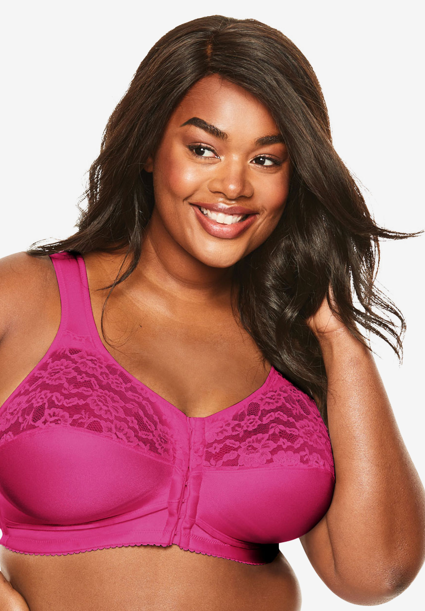 Easy Enhancer® Front Close Wireless Bra By Comfort Choice® Plus Size 0465