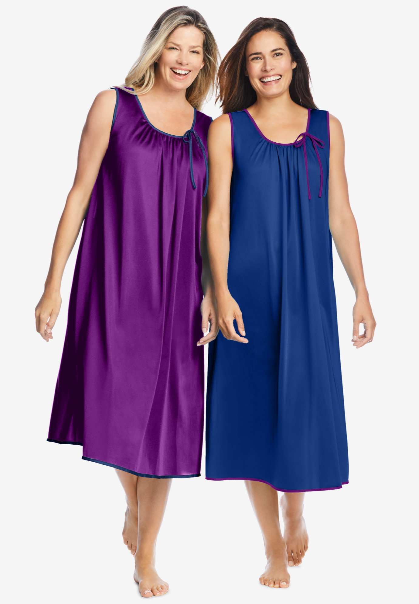 2-Pack Sleeveless Nightgown by Only Necessities®| Plus Size Nightgowns