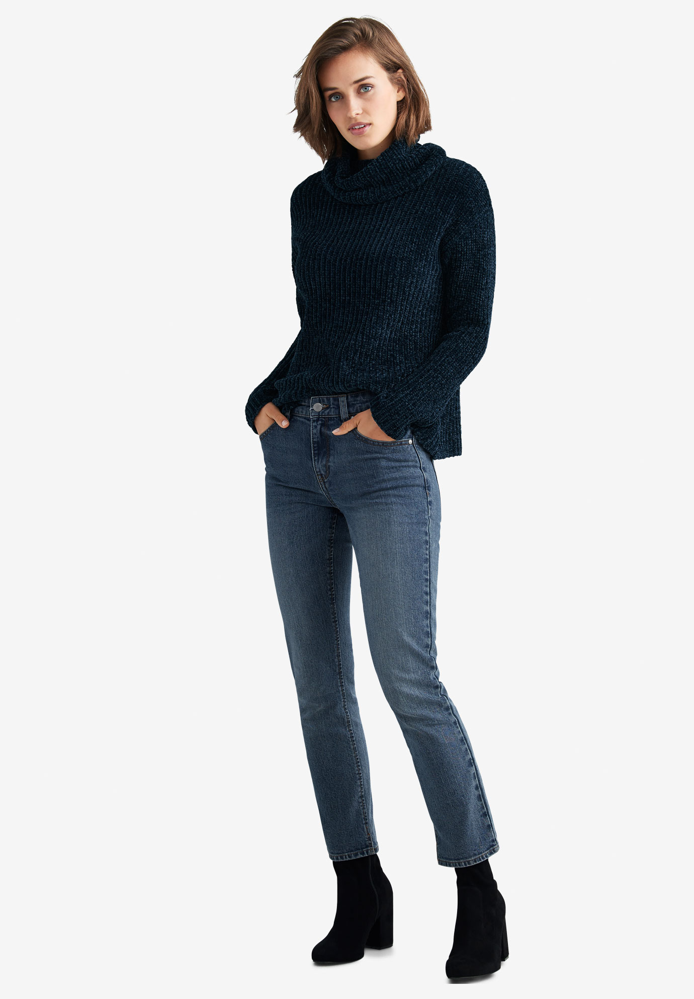 Chenille Turtleneck Sweater | Woman Within