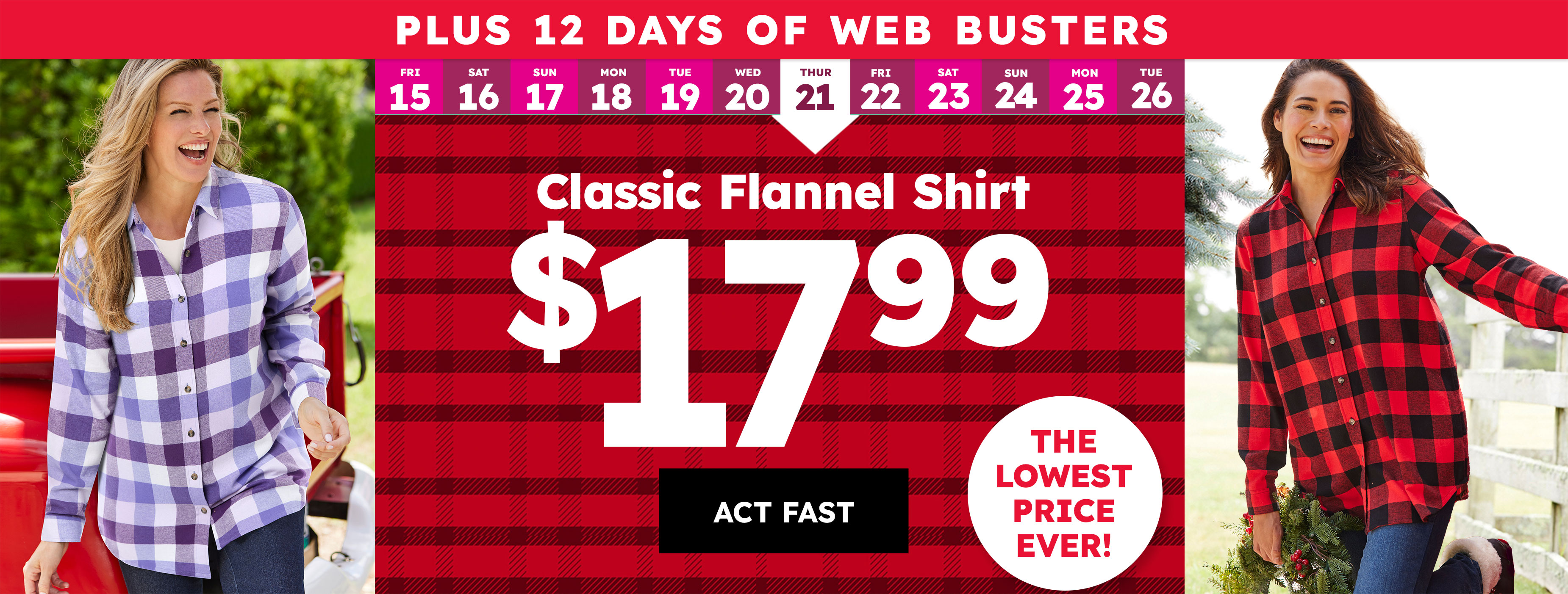 Classic flannel shirt $17.99 act fast